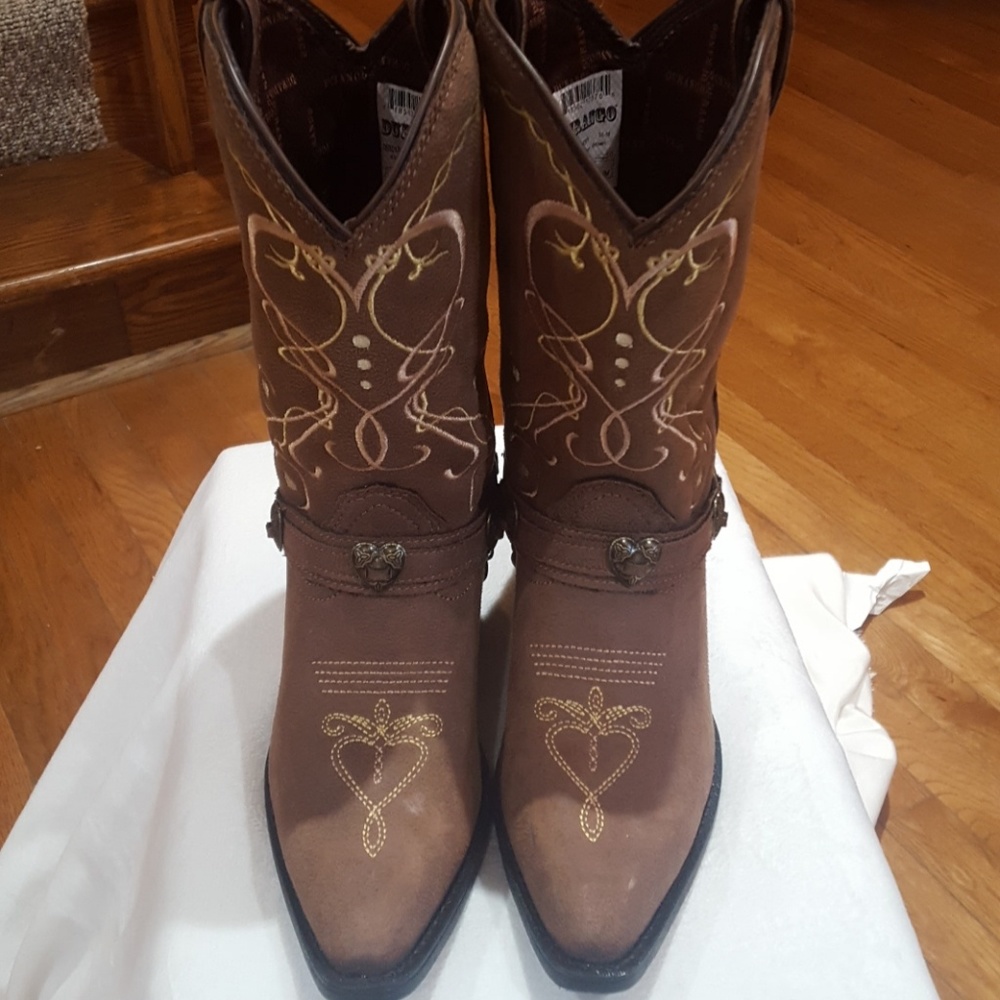 Durango brown leather boots